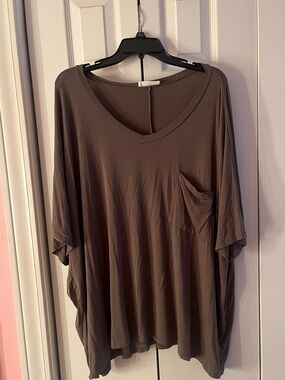 Olive green Zenana top
